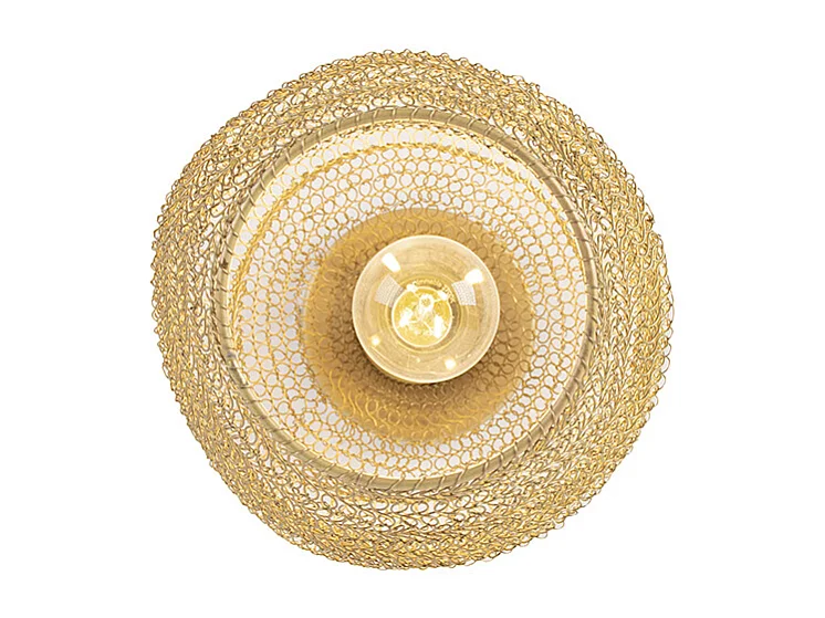 Plafonnier oriental doré - Nidum Bene