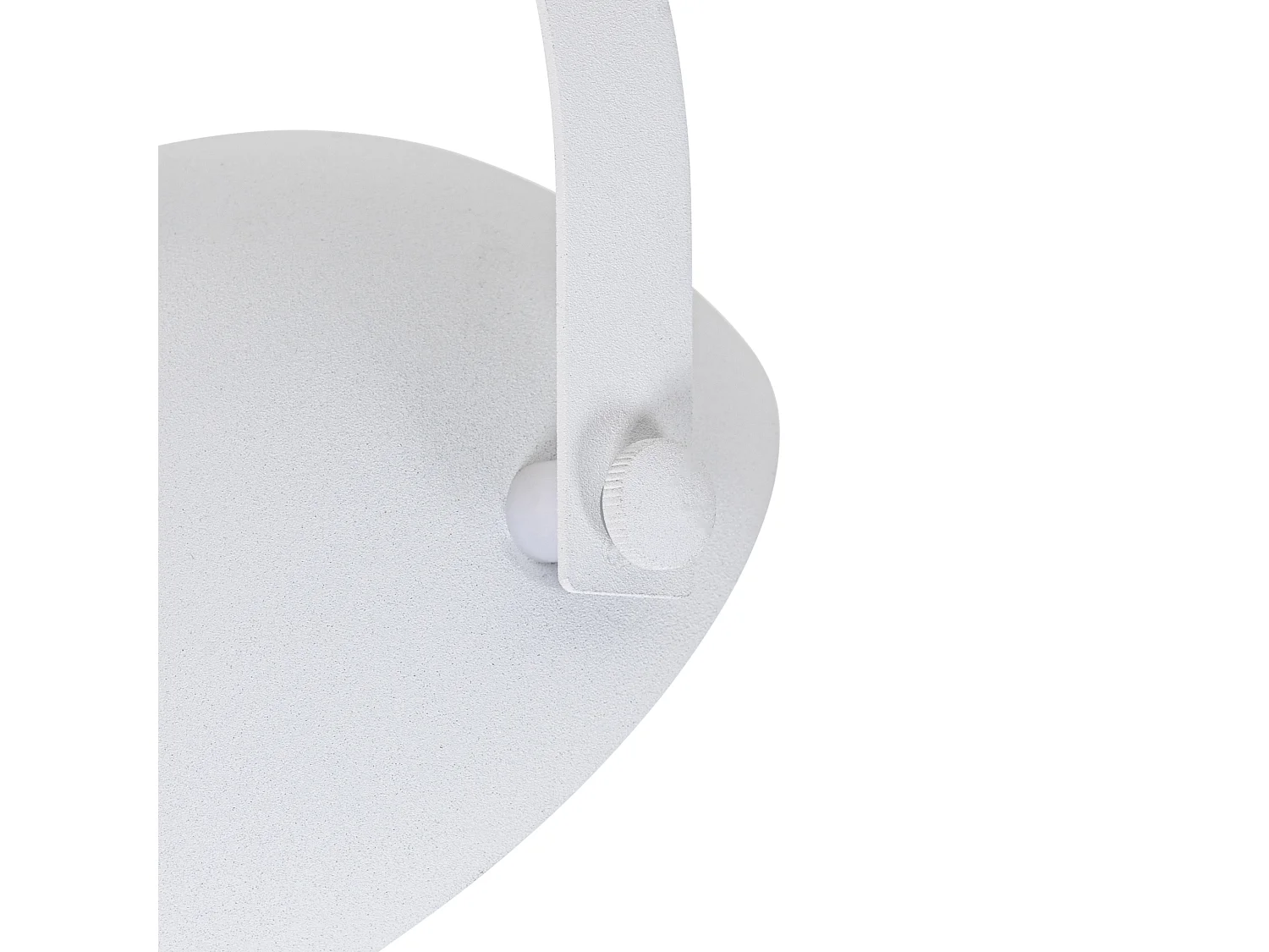 Plafonnier industriel blanc avec argent 3 lumières réglables - Magnax