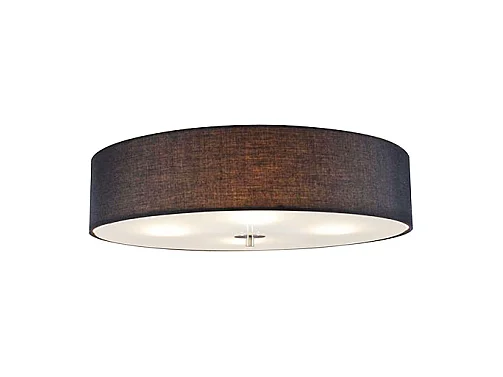 Plafonnier Country noir 50 cm - Drum