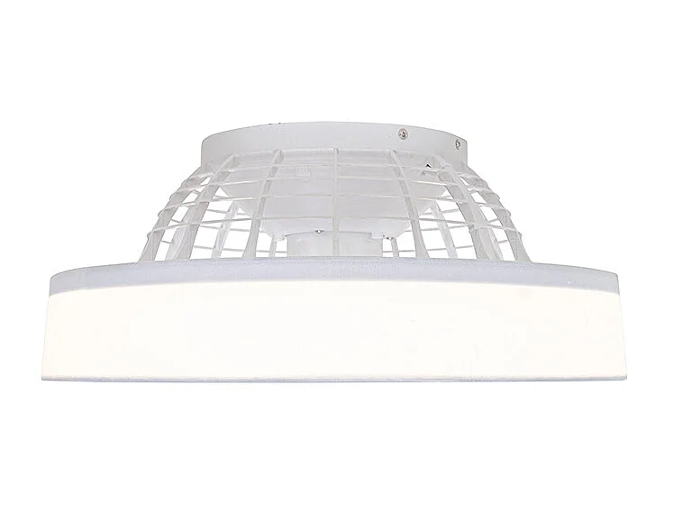 Ventilateur de plafond blanc avec LED avec télécommande - Emily