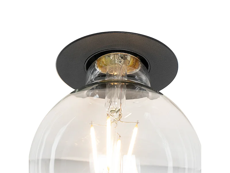 Spot encastré moderne noir - Insight