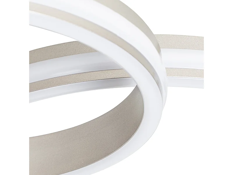 Plafonnier en acier avec LED à intensité variable 3 niveaux 4 lumières - Navara