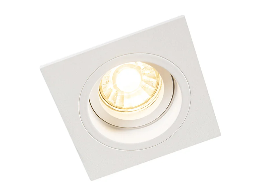 Spot encastrable intelligent blanc carré avec WiFi GU10 - Chuck
