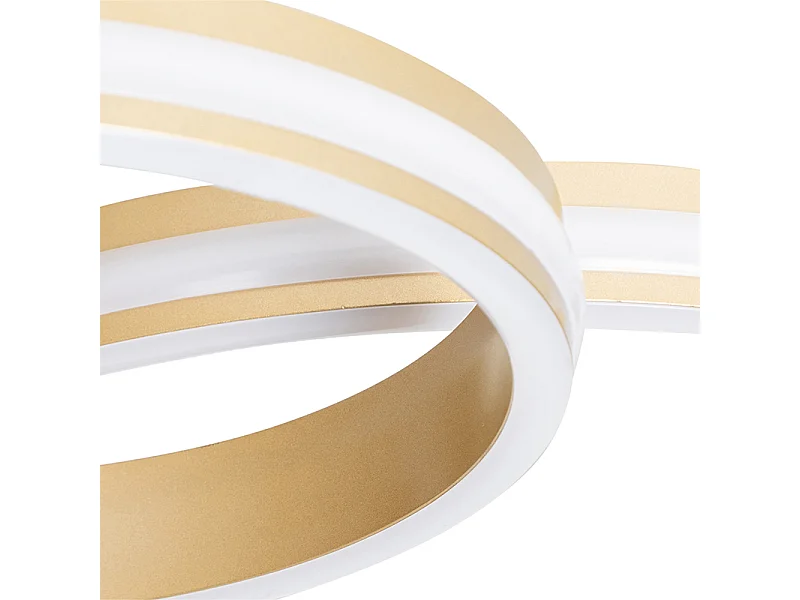 Plafonnier laiton avec LED intégré à 3 niveaux de luminosité 4 lumières - Navara