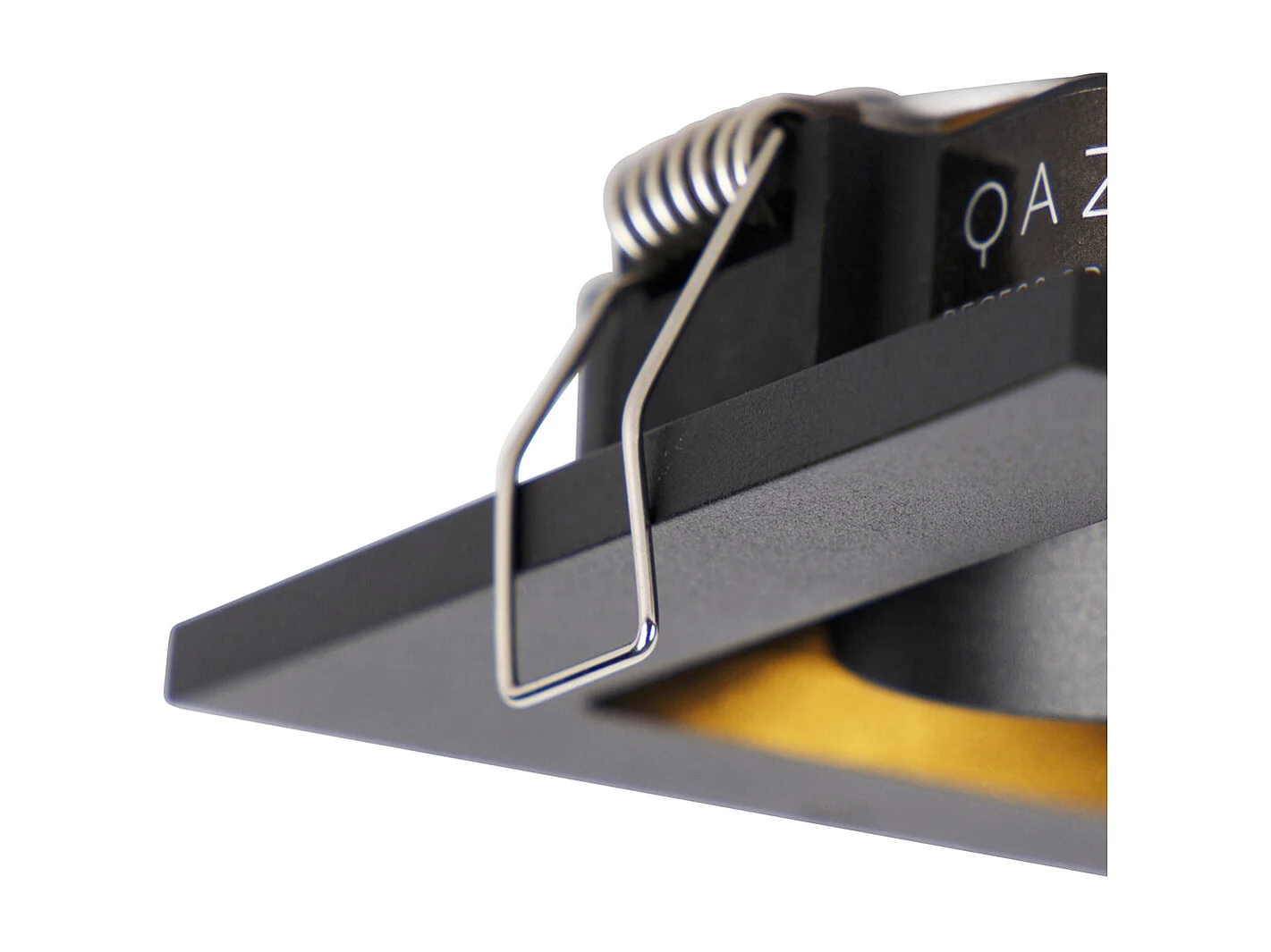 Lot de 3 spots encastrables modernes noirs orientables - Qure