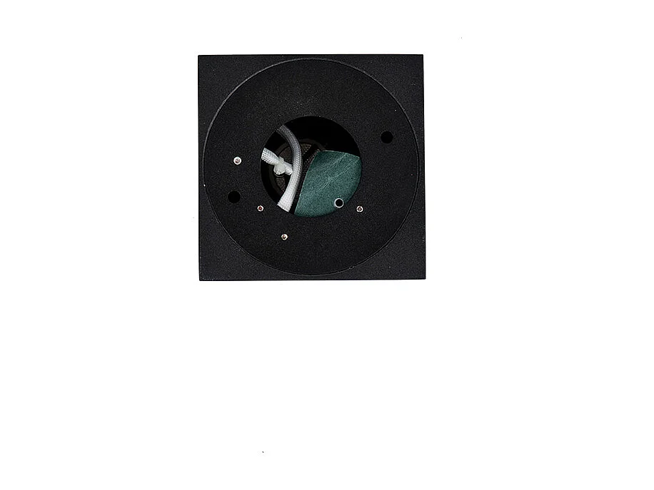 Spot de salle de bain moderne carré noir IP44 - Capa