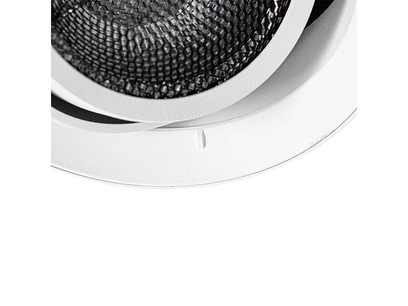 Spot encastré moderne blanc GU10 AR111 rond sans enjoliveur - Oneon Honey