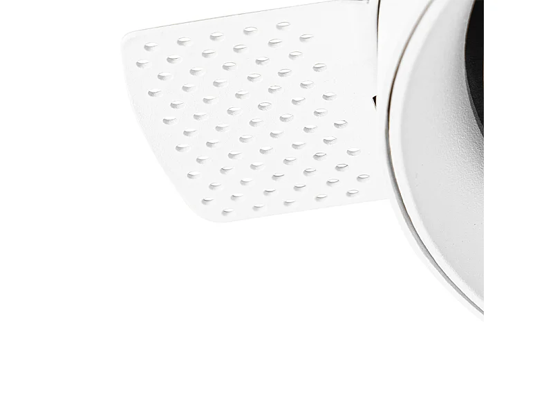 Spot encastré moderne blanc GU10 AR111 rond sans enjoliveur - Oneon Honey