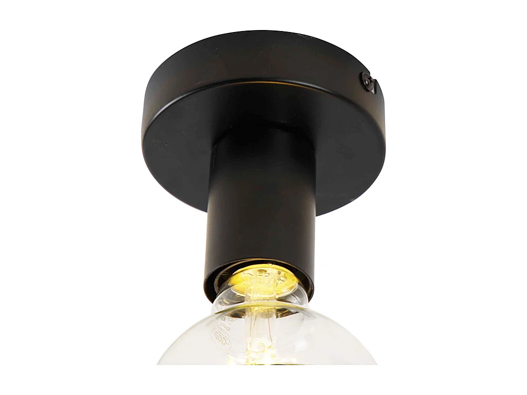 Plafonnier design noir avec miroir supérieur G95 noir - Facil