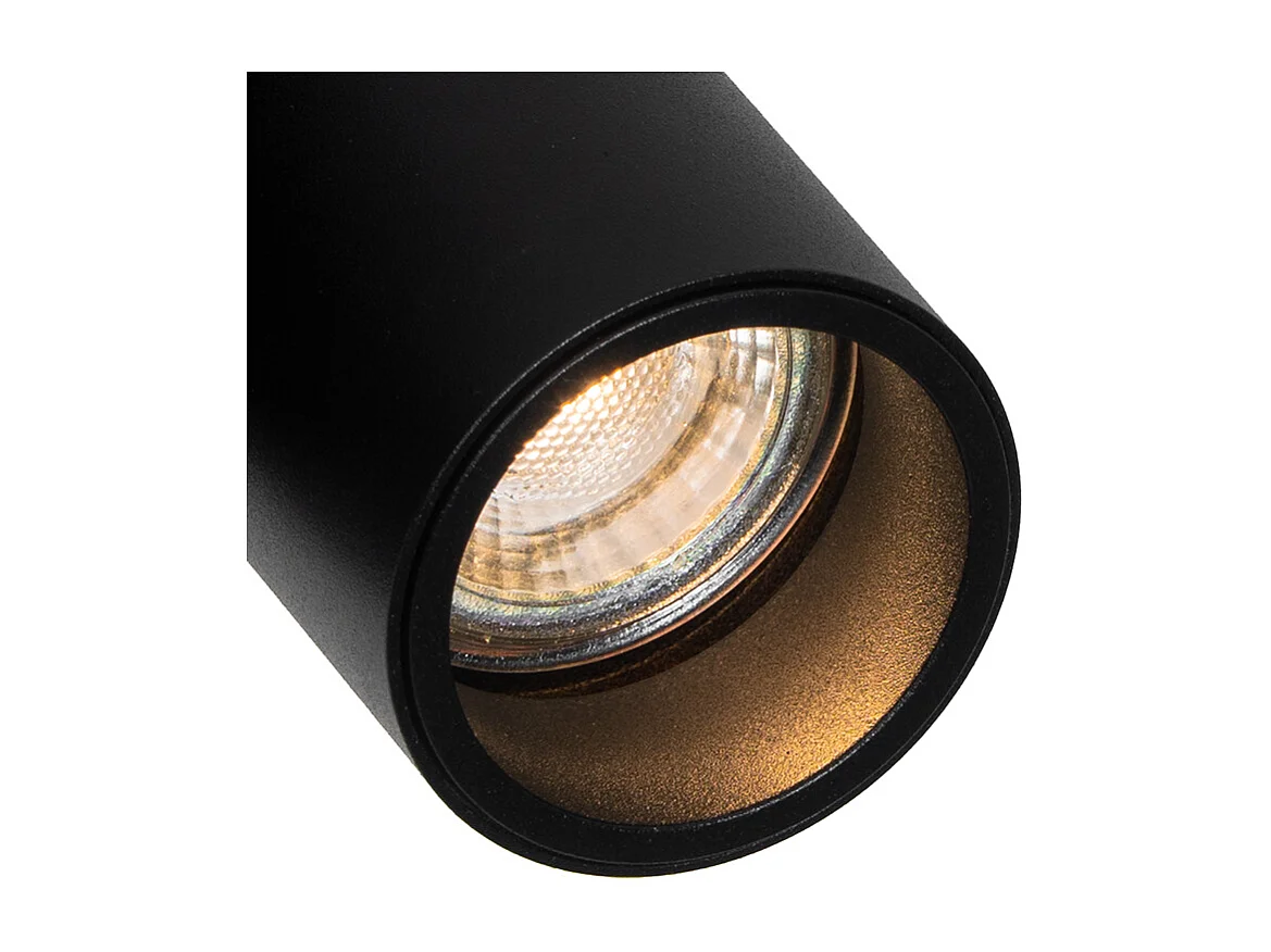 Spot design noir 2 lumières orientable - Michael