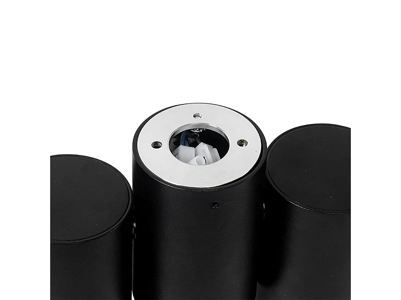 Spot design noir 2 lumières orientable - Michael