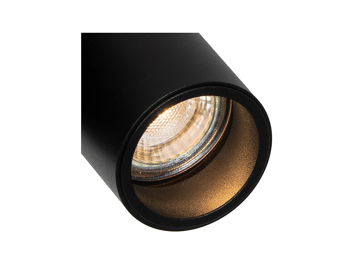 Spot design noir 2 lumières orientable - Michael