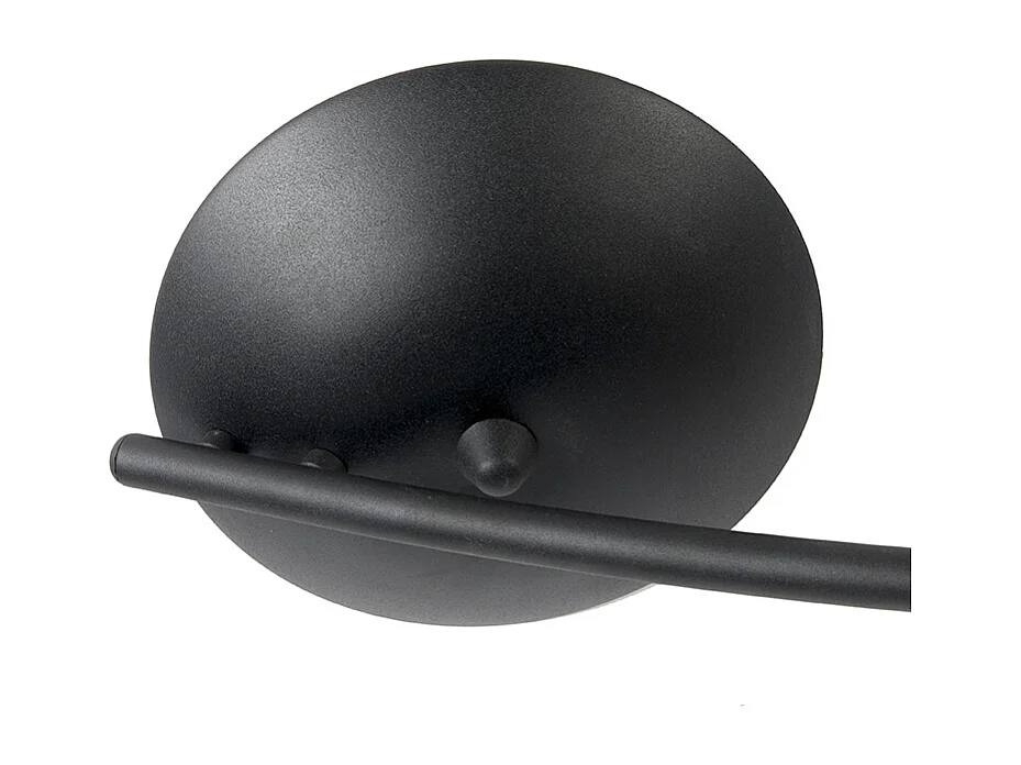 Spot encastré moderne incurvé noir 4 lumières - Jeany