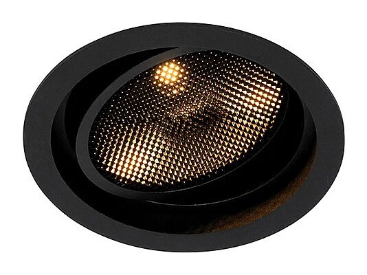 Spot encastré moderne noir orientable - Coop 111 Honey