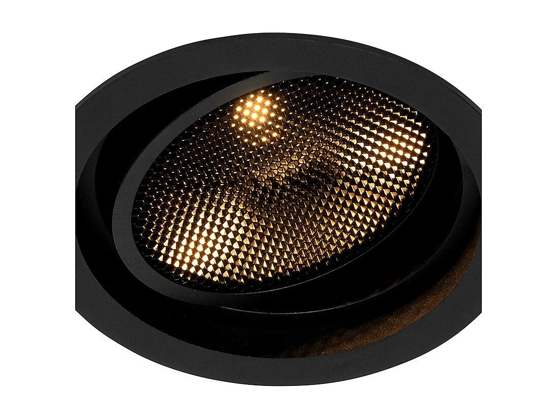 Spot encastré moderne noir orientable - Coop 111 Honey