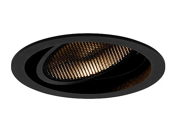 Spot encastré moderne noir orientable - Coop 111 Honey