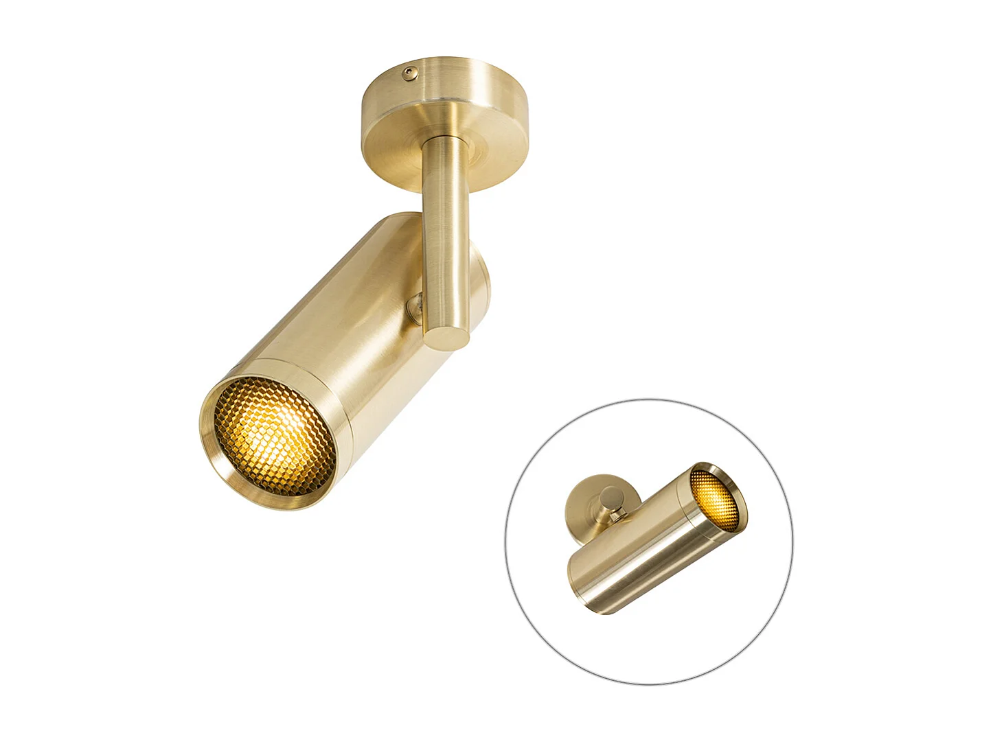 Spot design doré orientable - Scopio Honey