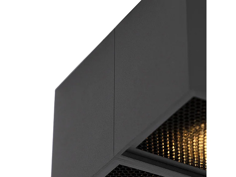 Spot design noir 4 lumières - Qubo Honey