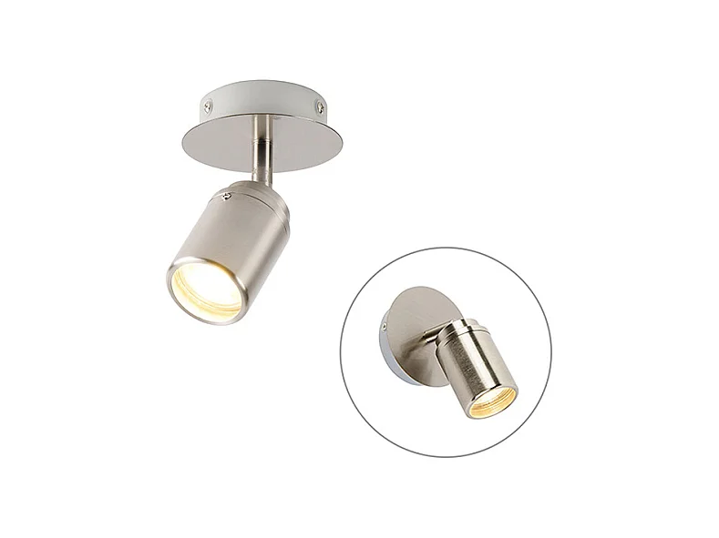 Spot de salle de bain moderne en acier IP44 - Ducha