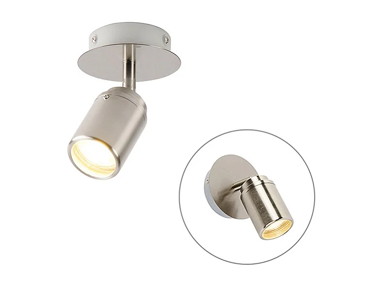 Spot de salle de bain moderne en acier IP44 - Ducha