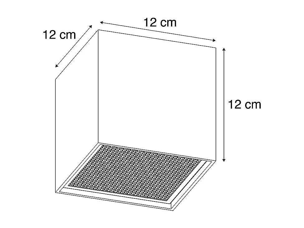 Spot en saillie design blanc GU10 111mm - Box Honey