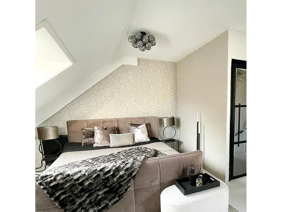 Plafonnier design noir avec verre fumé 4 lumières - Uvas