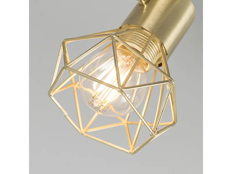 Pivotant et inclinable en laiton spot art déco - Mosh 1