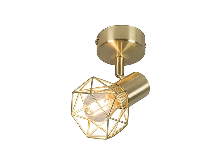 Pivotant et inclinable en laiton spot art déco - Mosh 1
