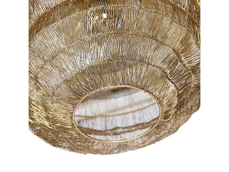 Plafonnier oriental doré 45 cm - Vadi