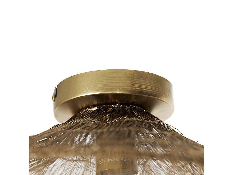 Plafonnier oriental doré 45 cm - Vadi