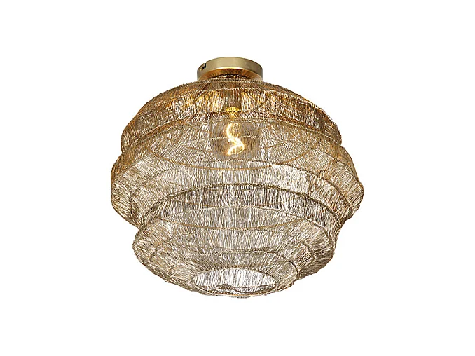 Plafonnier oriental doré 45 cm - Vadi