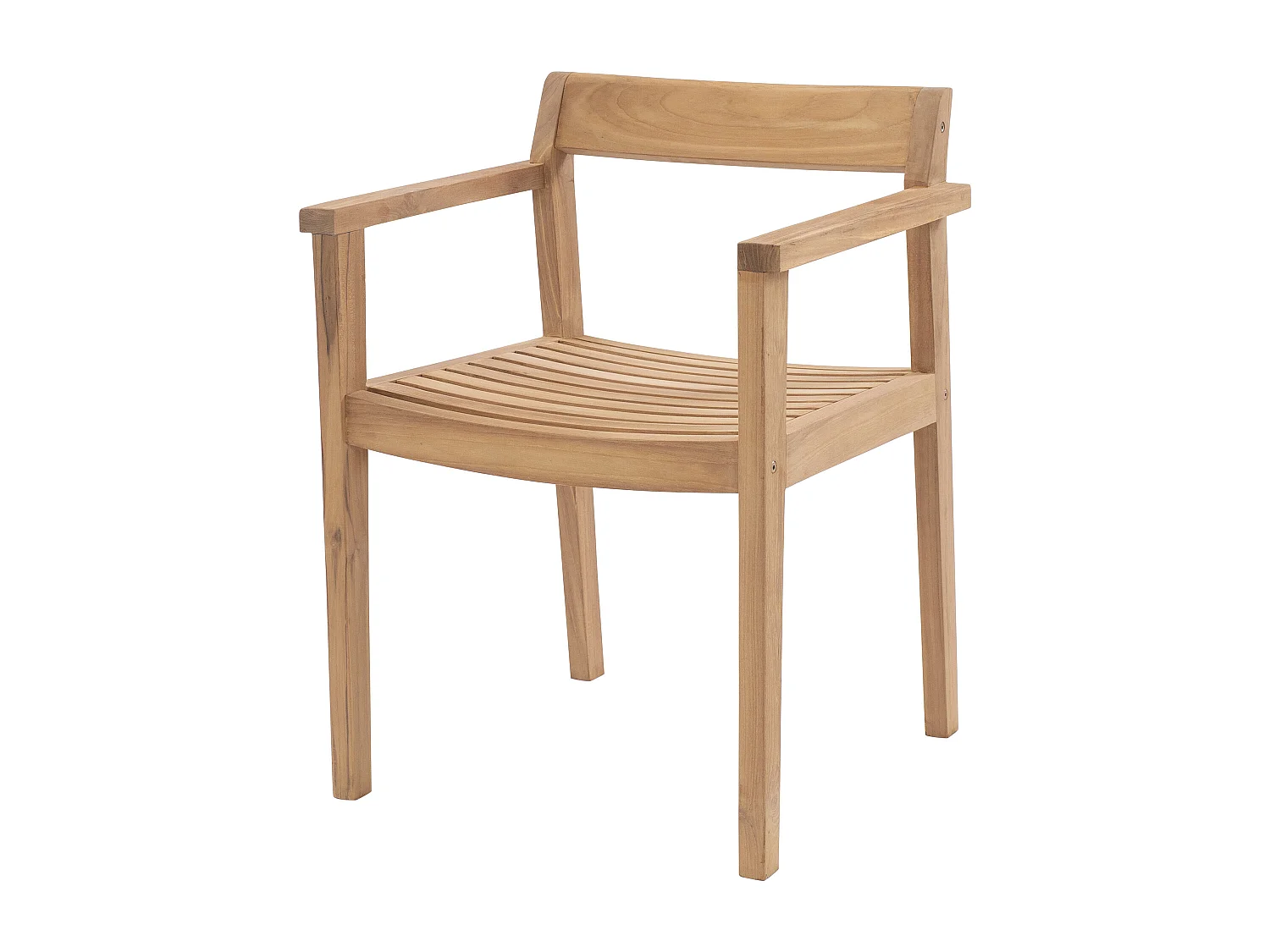 Fauteuil de jardin en teck - Naturel clair - ALLENDE de MYLIA