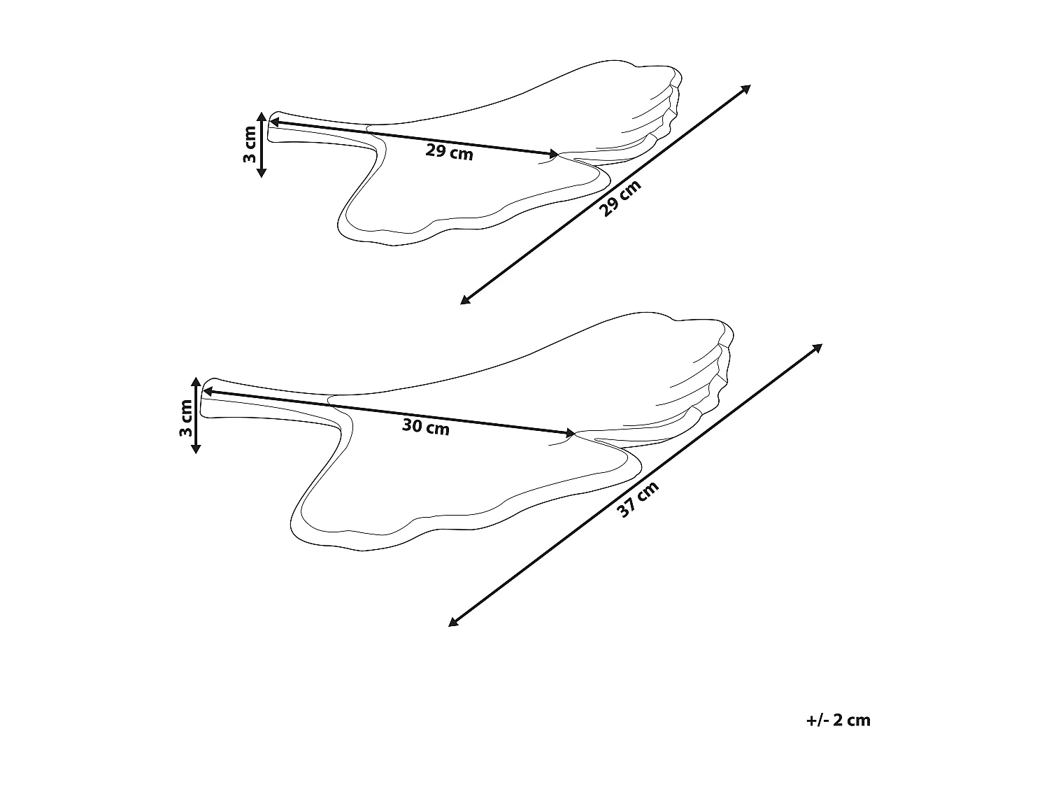 Set van 2 juwelenschaaltjes PALENQUE Metaal Zilver