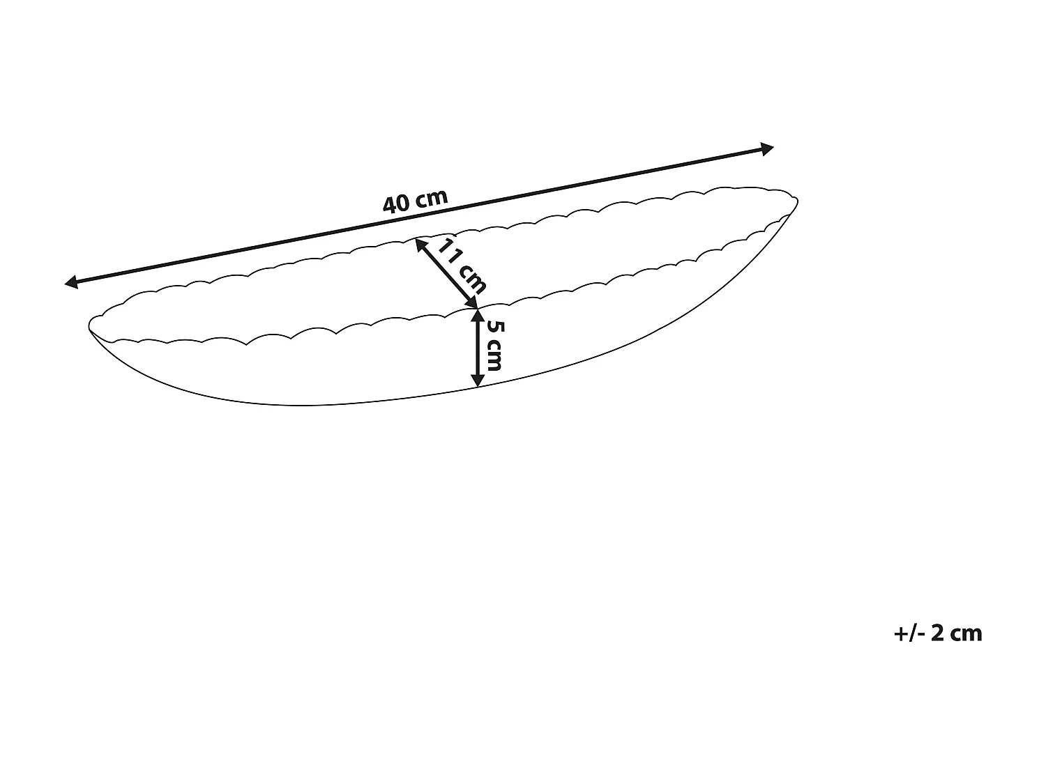 Decoratieve schaal CARACOL Metaal Koper
