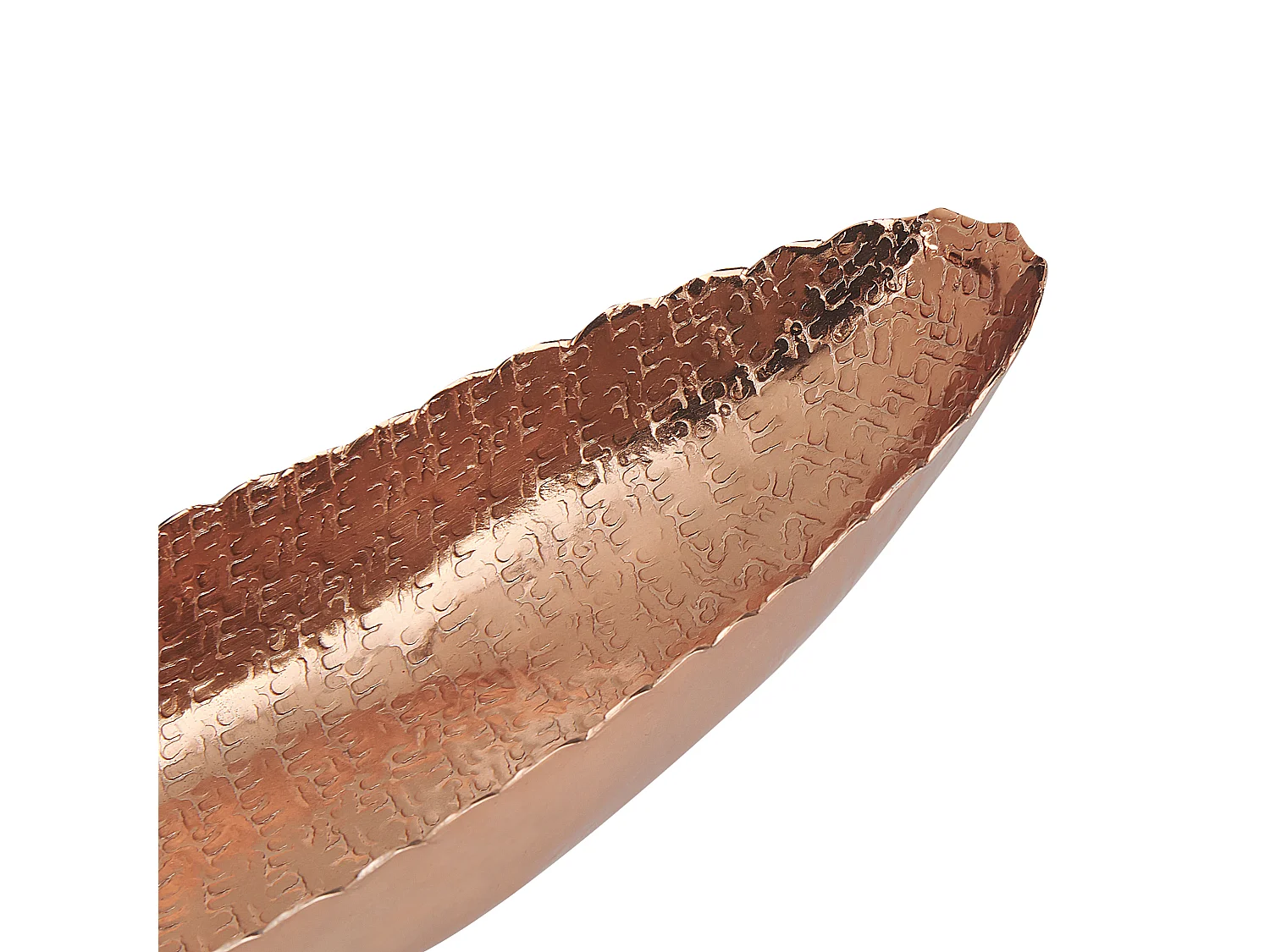 Decoratieve schaal CARACOL Metaal Koper