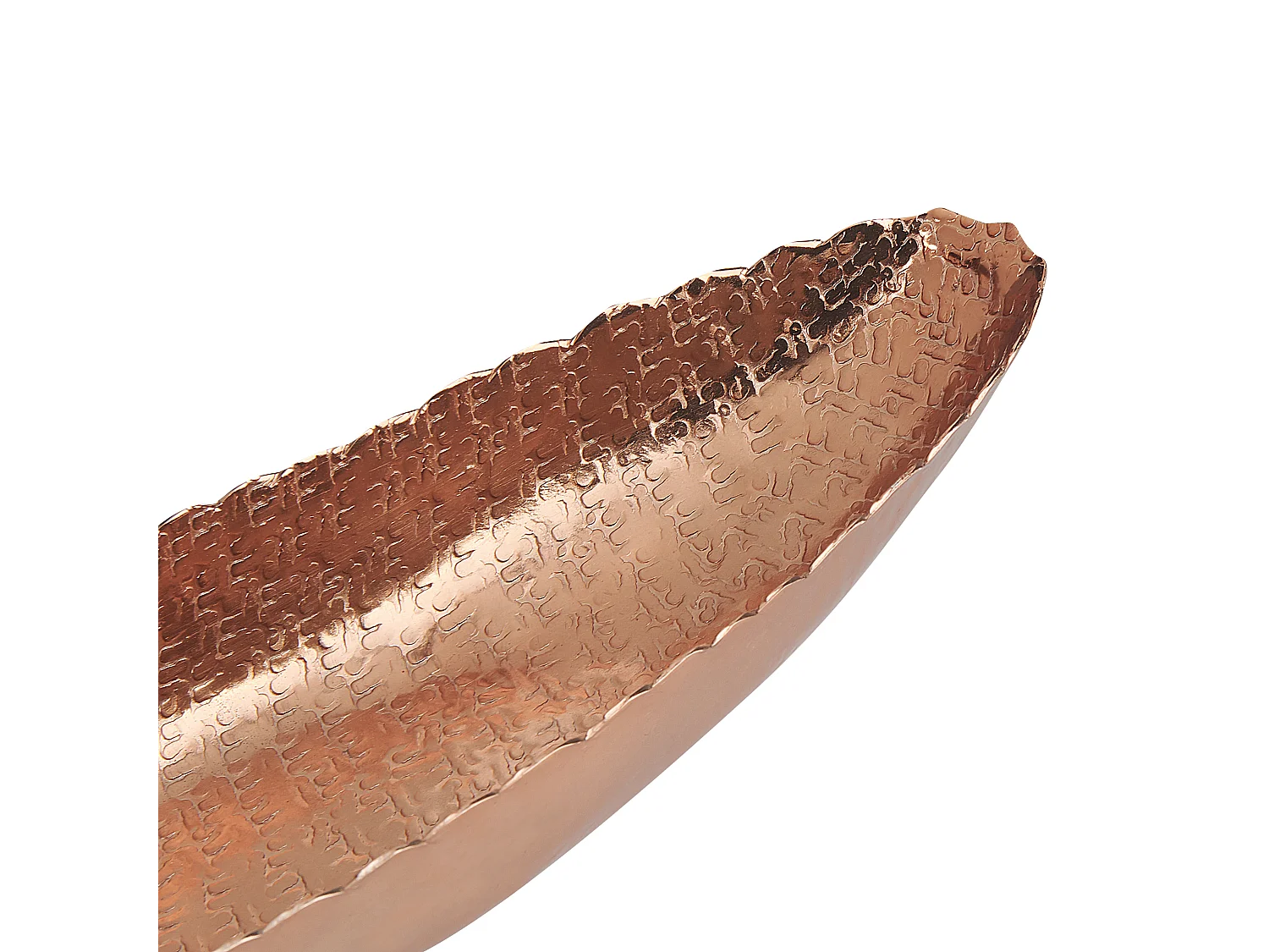 Decoratieve schaal CARACOL Metaal Koper