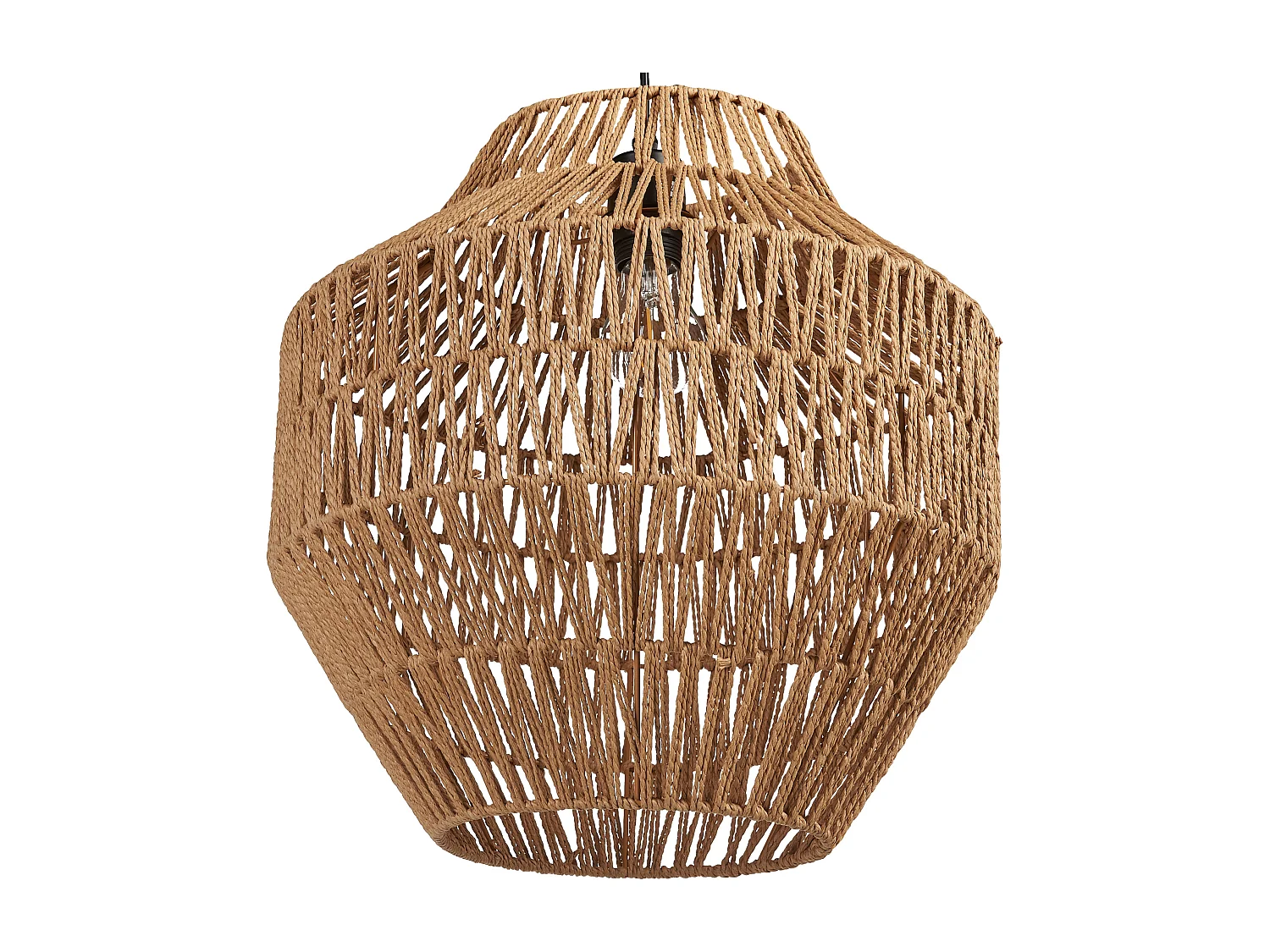 Lampe à suspendre tissée naturelle EWASO