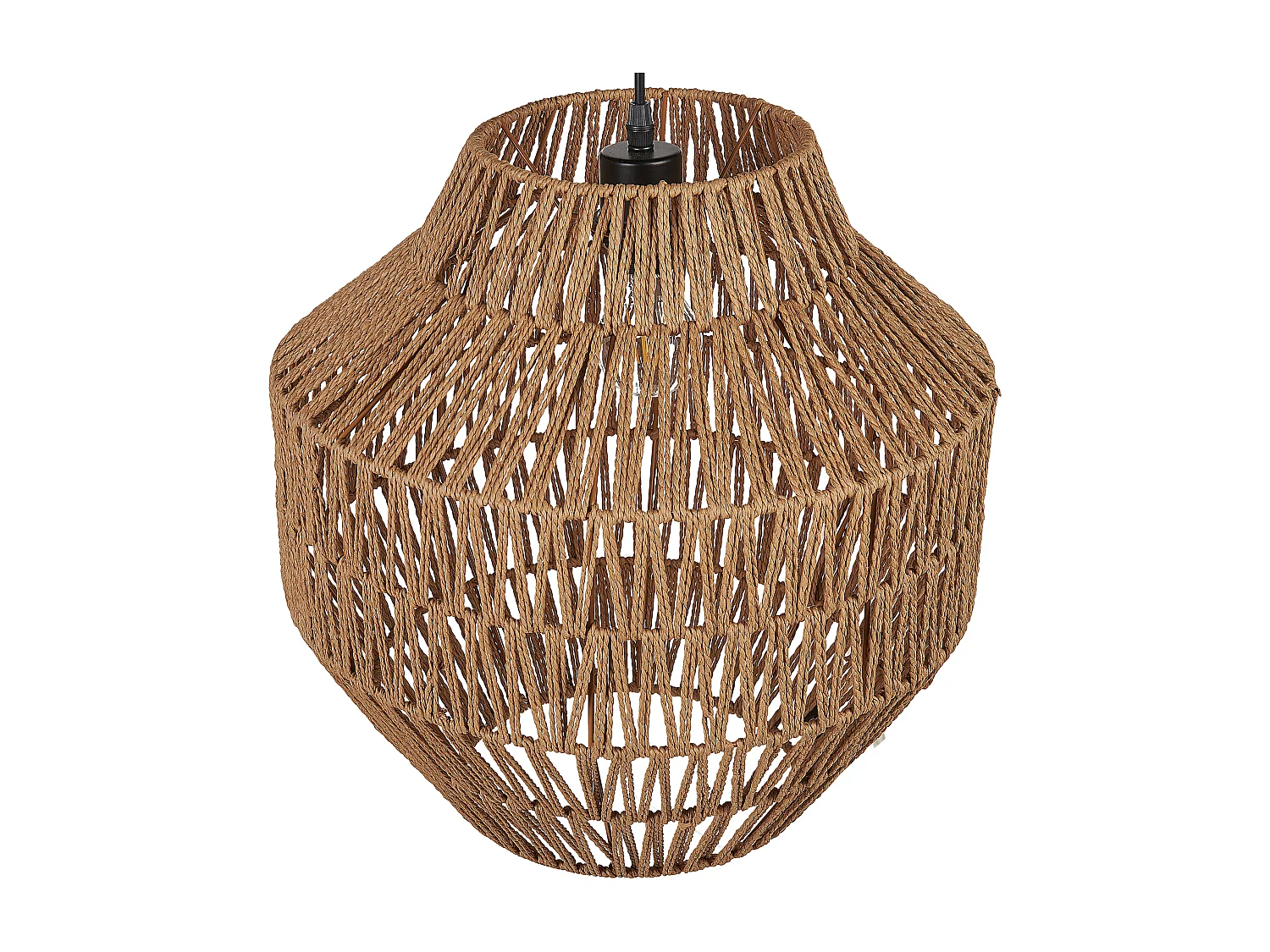 Lampe à suspendre tissée naturelle EWASO