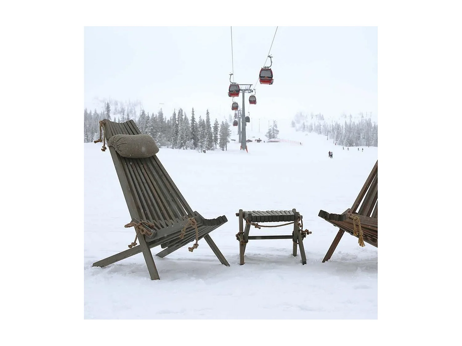 EcoChair Pin / Gris, Huilé