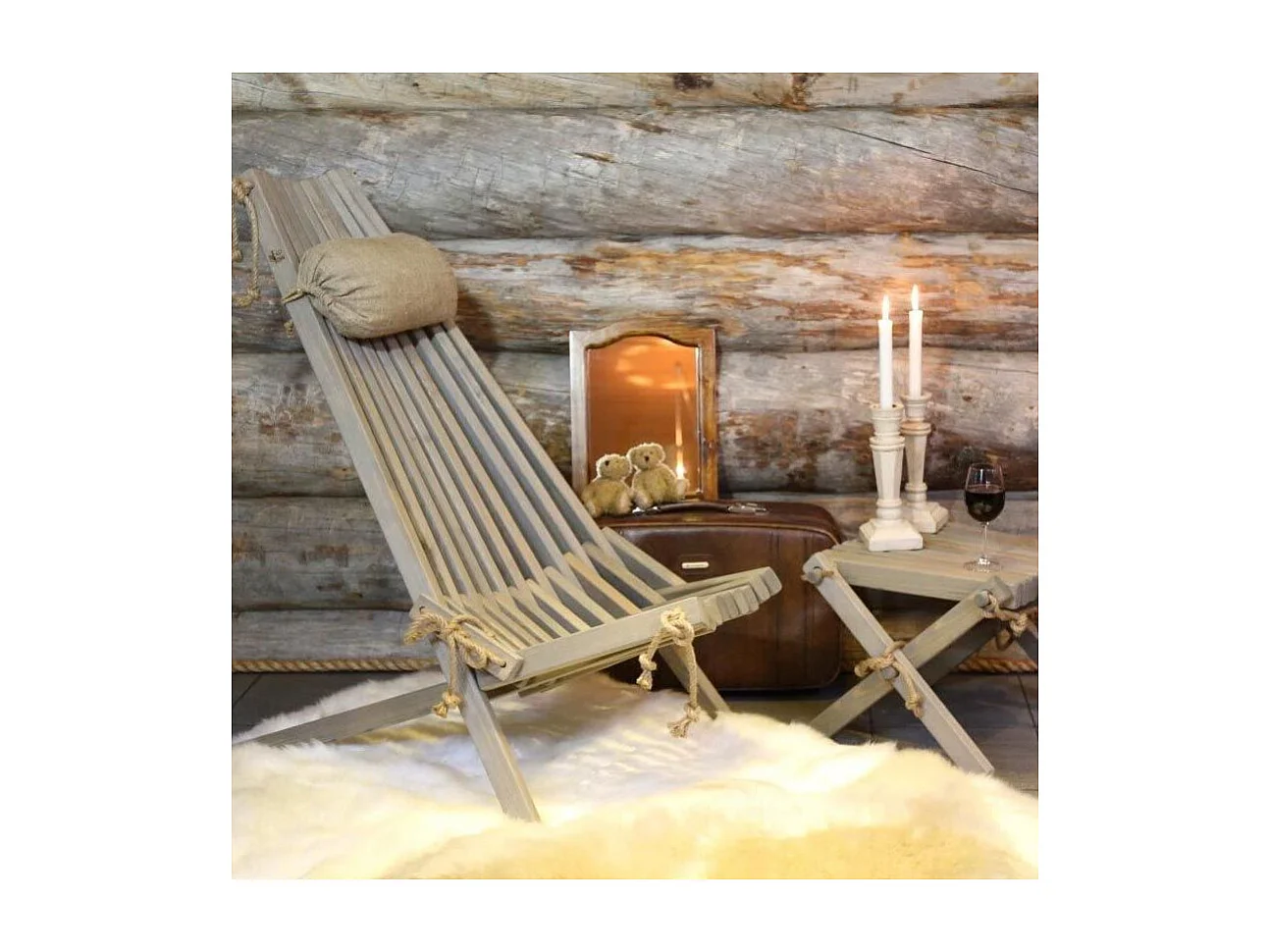 EcoChair Pin / Gris, Huilé