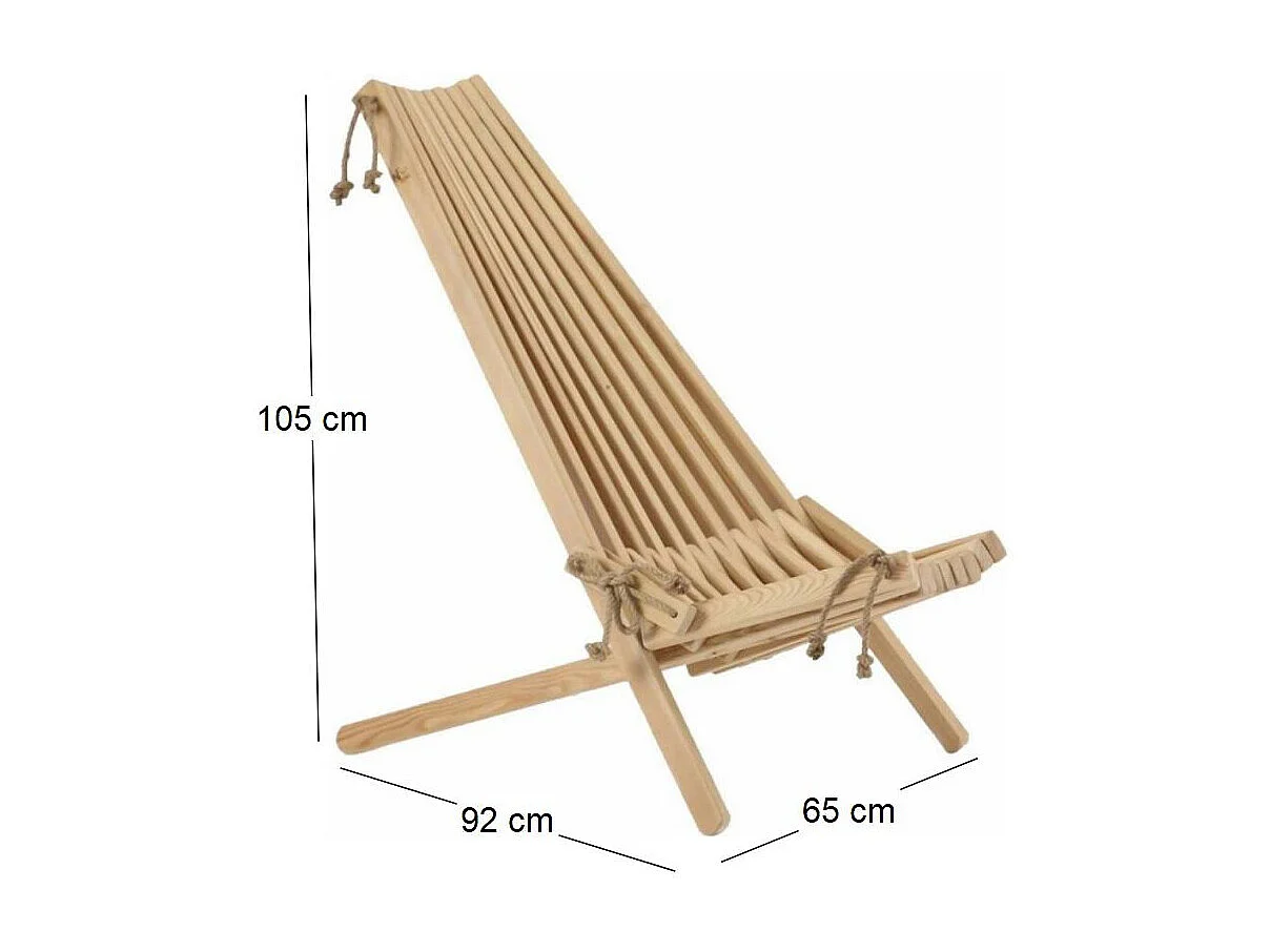 Chilienne en bois EcoChair Mélèze