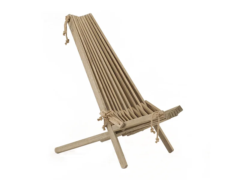 EcoChair Frêne / Gris Huilé