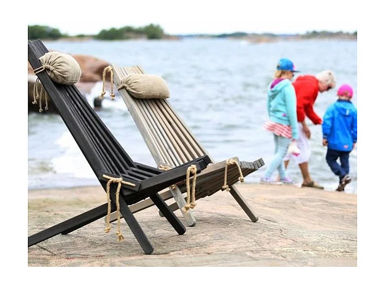 EcoChair Frêne / Gris Huilé