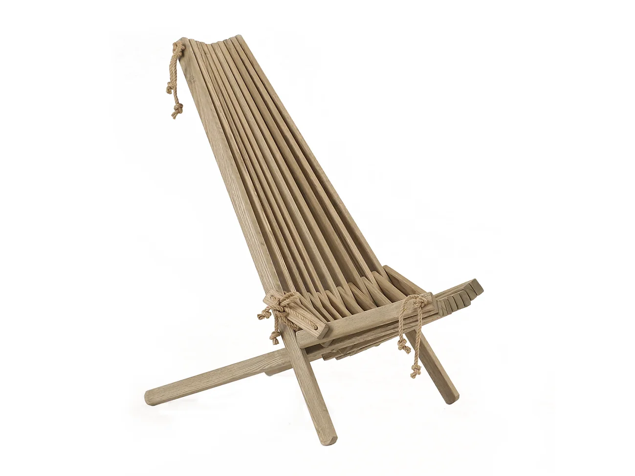 EcoChair Frêne / Gris Huilé