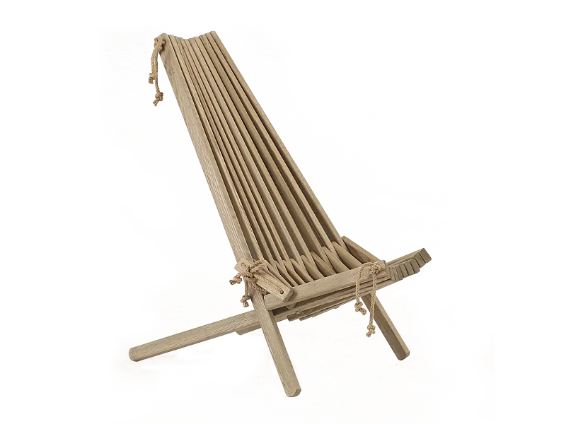 EcoChair Frêne / Gris Huilé