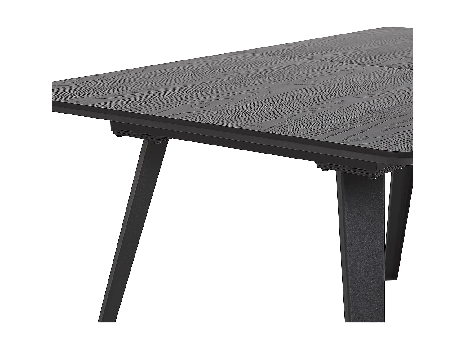 Eettafel uitschuifbaar IRVINGTON Zwart 160/200 cm 90 cm