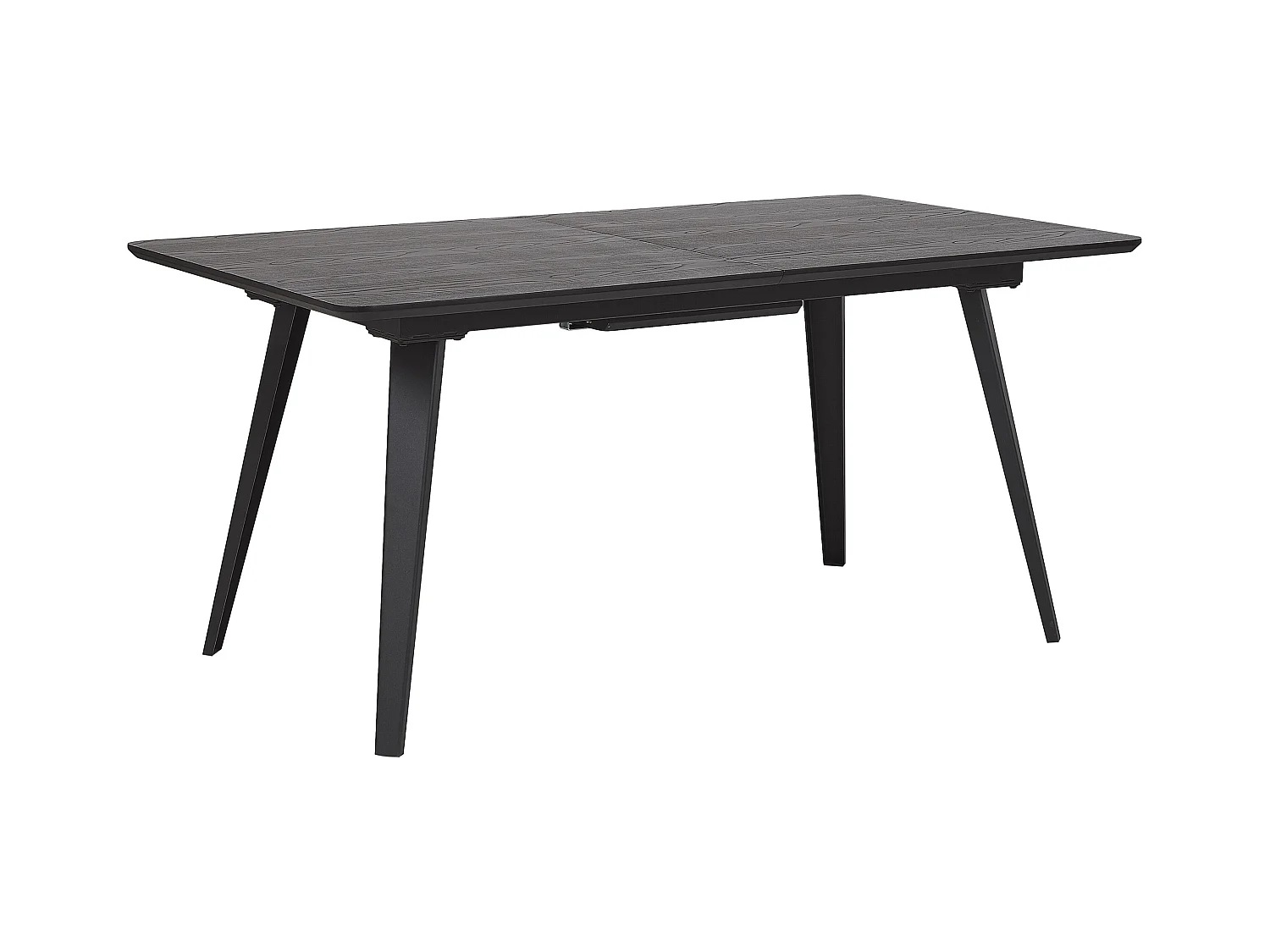 Table de salle à manger extensible IRVINGTON Noir 160/200 cm 90 cm