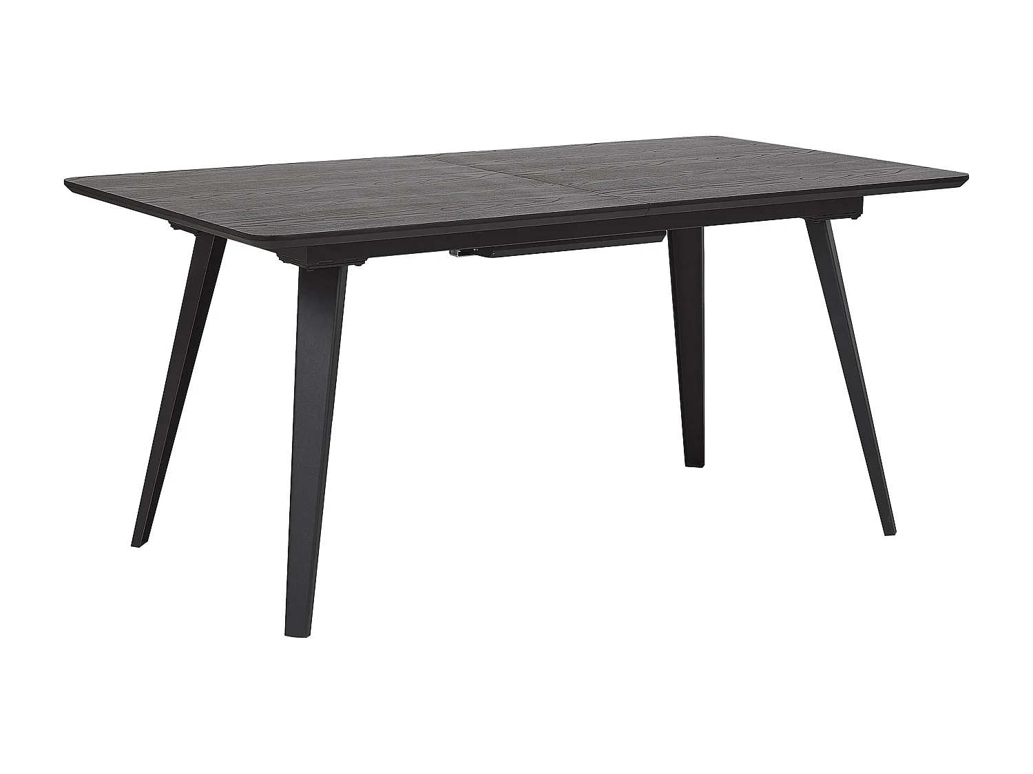 Eettafel uitschuifbaar IRVINGTON Zwart 160/200 cm 90 cm
