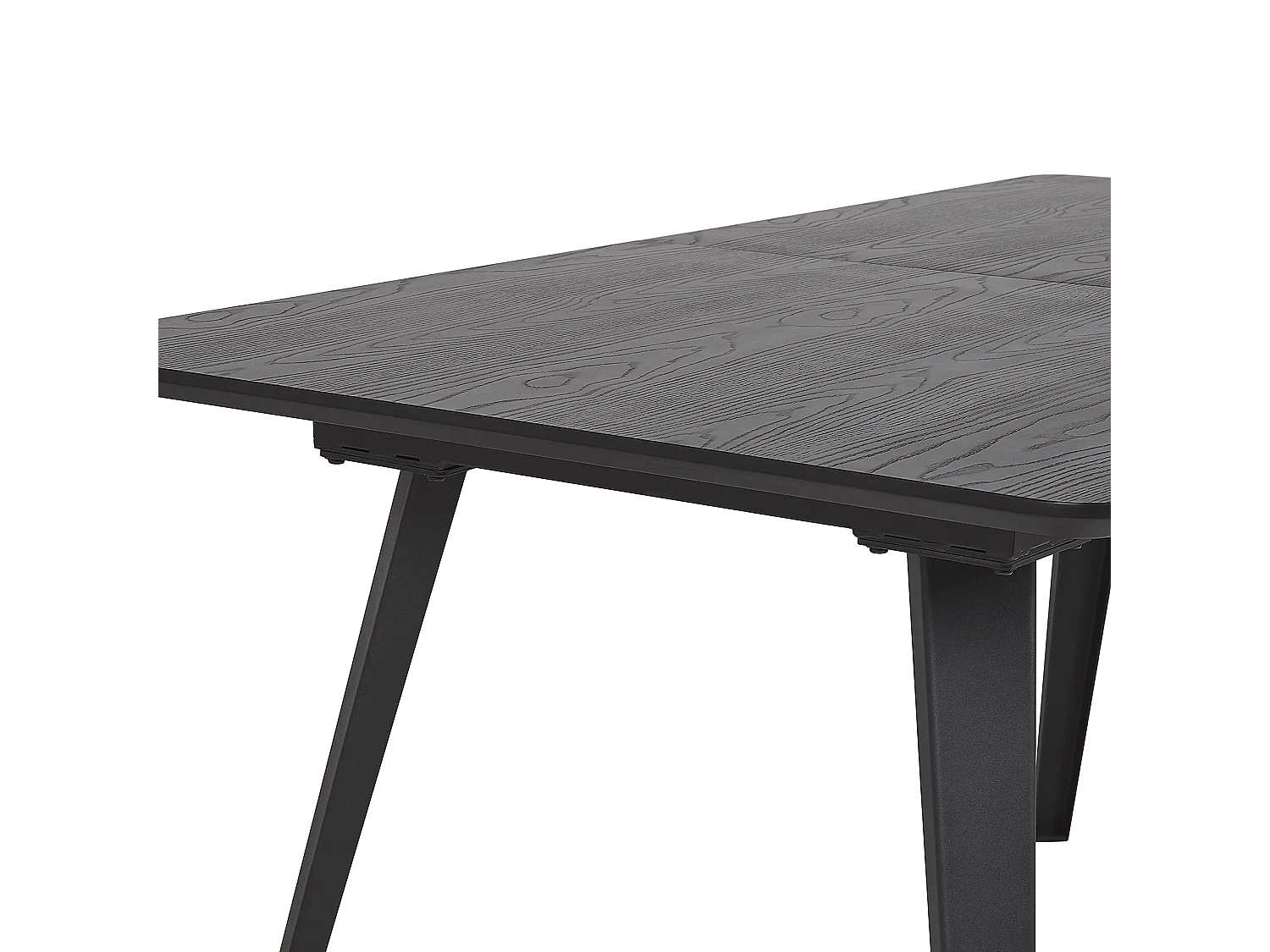 Eettafel uitschuifbaar IRVINGTON Zwart 160/200 cm 90 cm