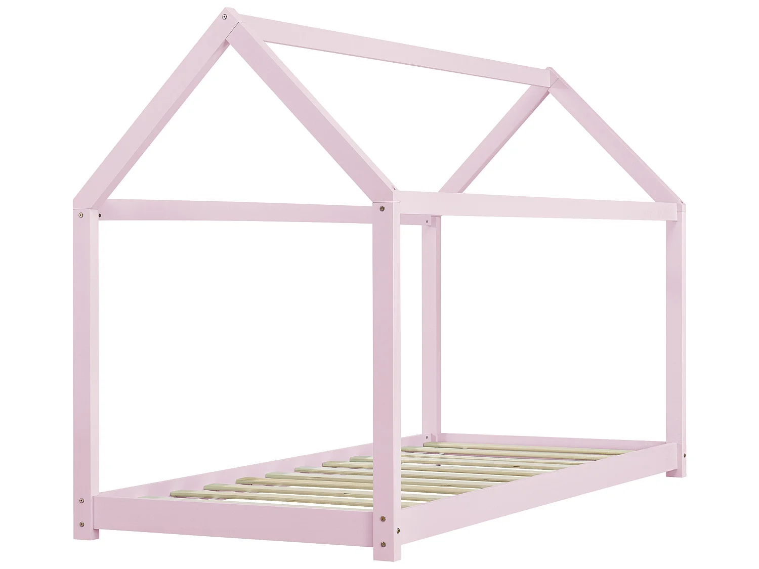 Lit Enfant Design Maison Netstal 200 x 90 cm Rose [en.casa]